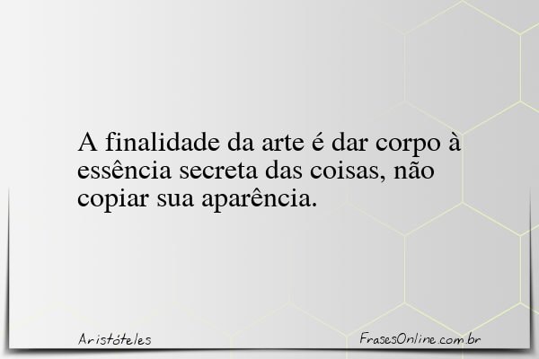 Frase de Aristóteles