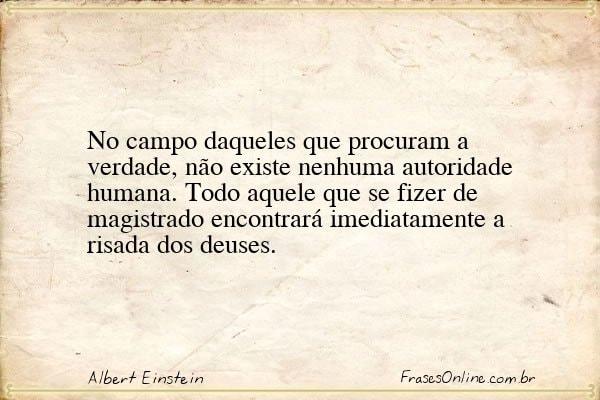 Frase de Albert Einstein