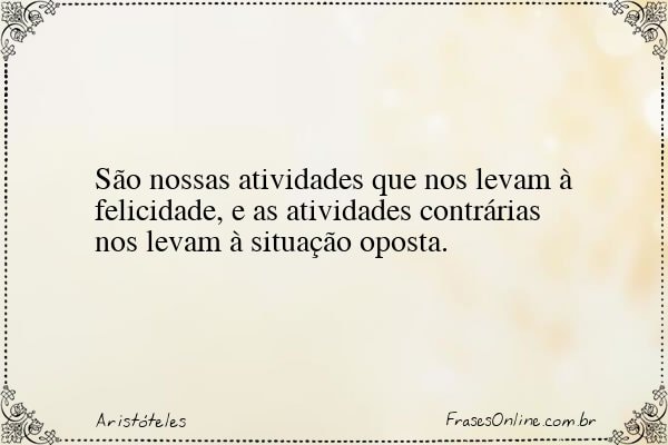 Frase de Aristóteles