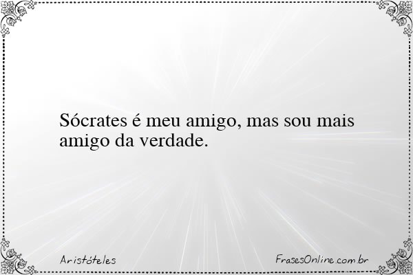 Frase de Aristóteles