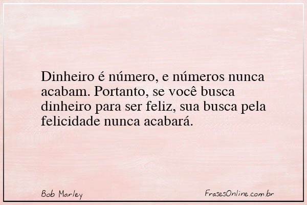 Frase de Bob Marley