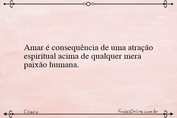 Frase de Cícero