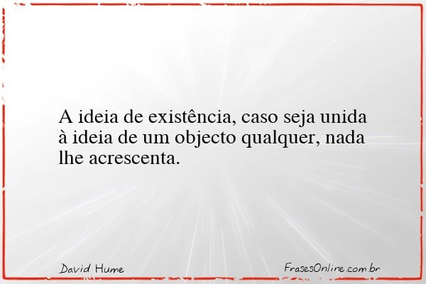 Frase de David Hume