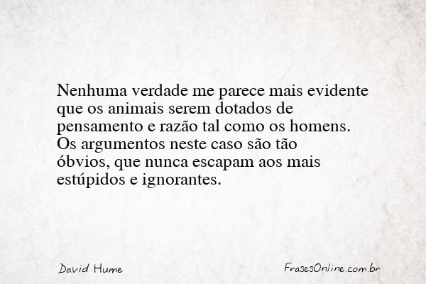 Frase de David Hume