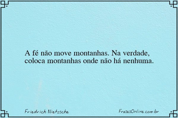 Frase de Friedrich Nietzsche