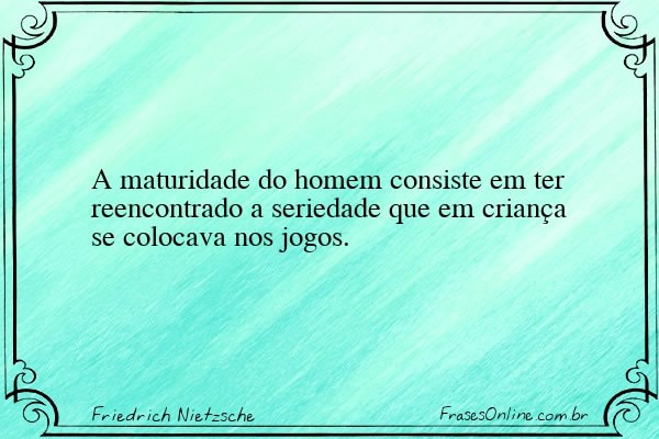 Frase de Friedrich Nietzsche