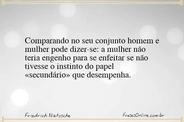 Frase de Friedrich Nietzsche