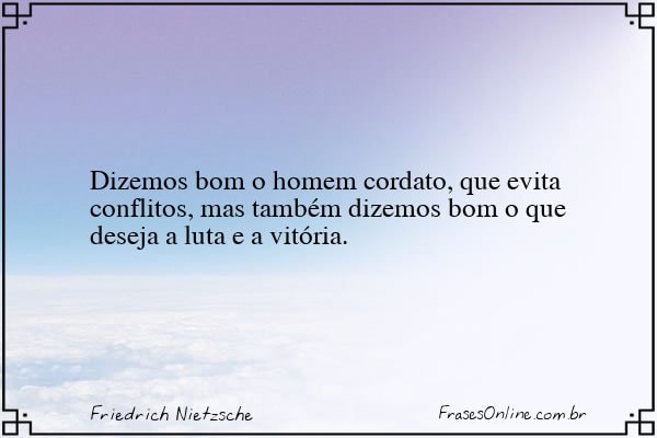 Frase de Friedrich Nietzsche