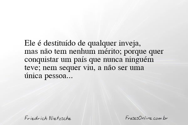 Frase de Friedrich Nietzsche