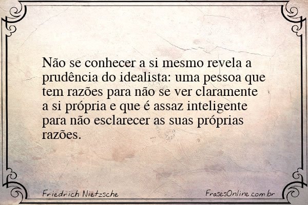 Frase de Friedrich Nietzsche