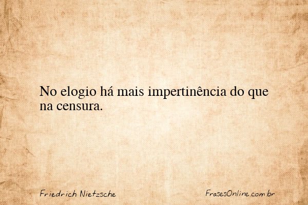 Frase de Friedrich Nietzsche