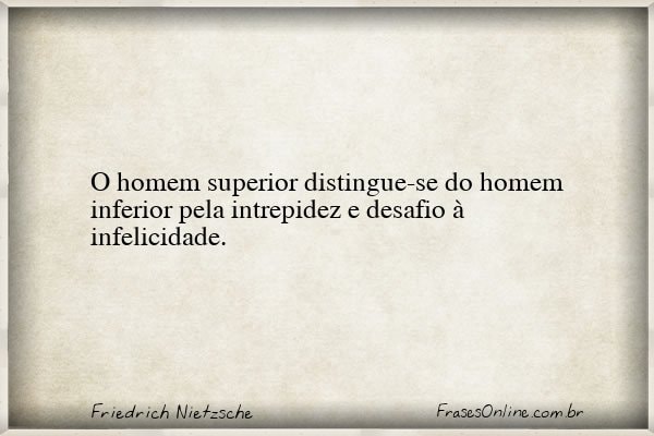 Frase de Friedrich Nietzsche