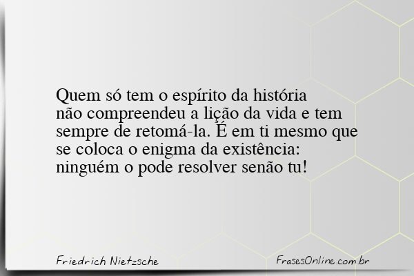 Frase de Friedrich Nietzsche