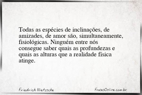 Frase de Friedrich Nietzsche