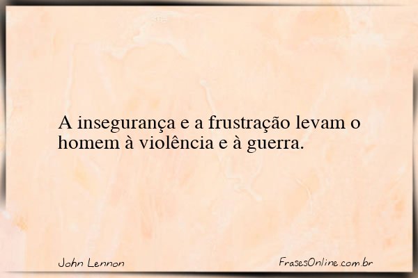 Frase de John Lennon