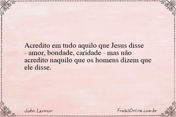 Frase de John Lennon