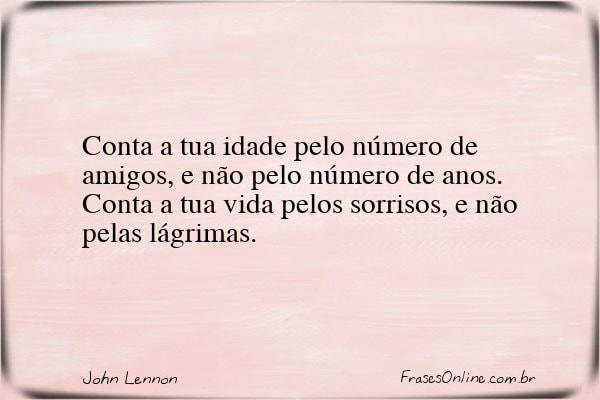 Frase de John Lennon