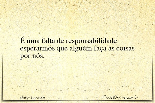 Frase de John Lennon