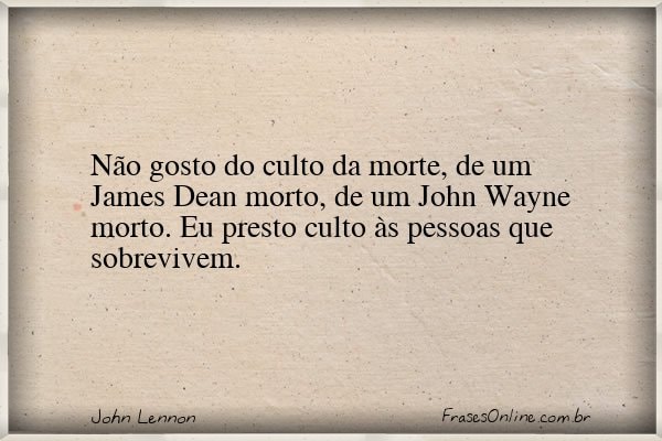 Frase de John Lennon