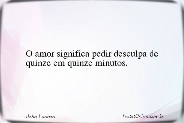 Frase de John Lennon