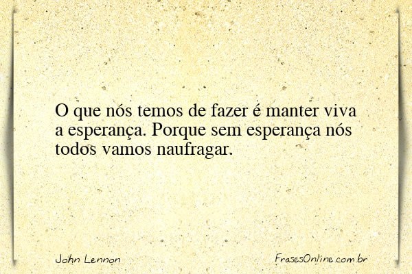 Frase de John Lennon