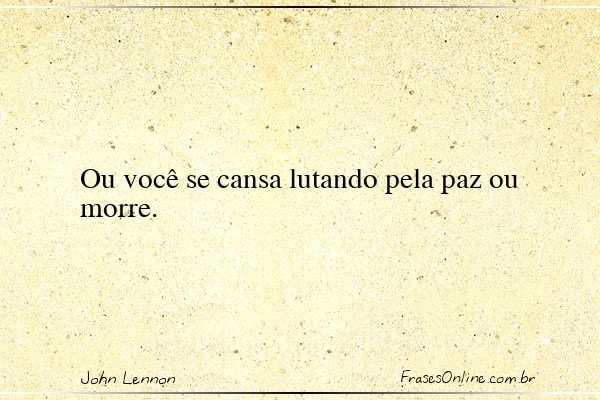 Frase de John Lennon