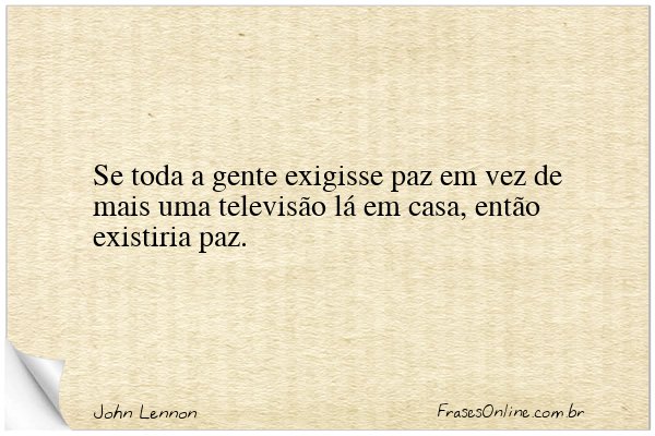 Frase de John Lennon