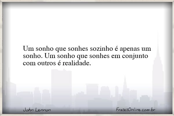 Frase de John Lennon