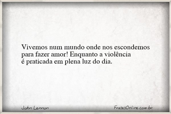 Frase de John Lennon