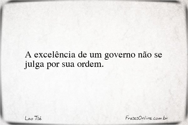 Frase de Lao Tsé