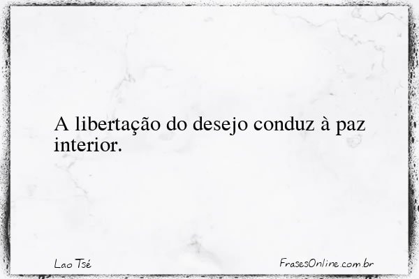 Frase de Lao Tsé