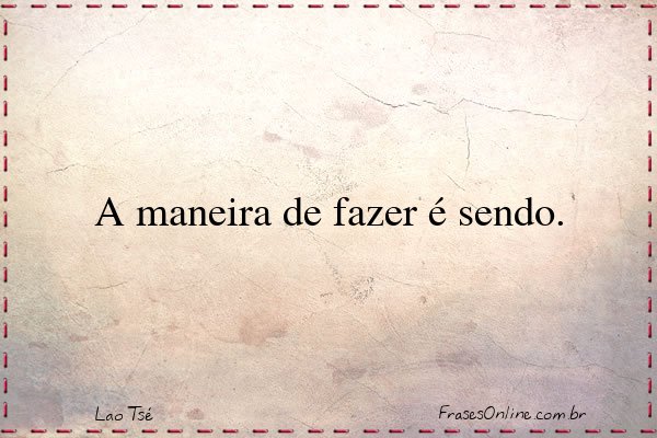 Frase de Lao Tsé