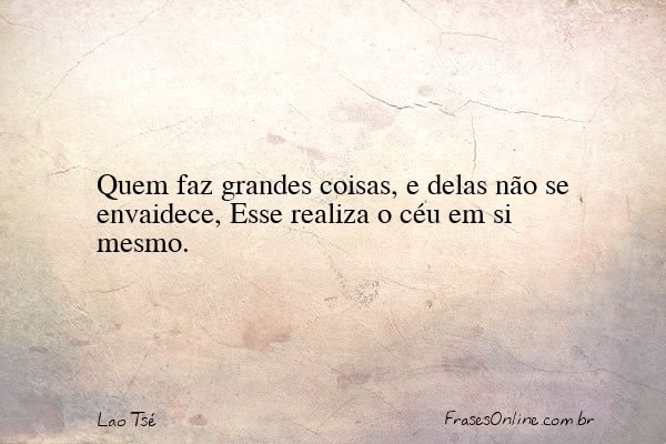 Frase de Lao Tsé