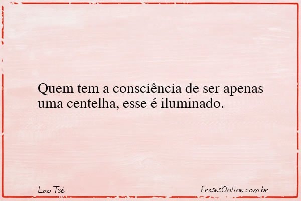 Frase de Lao Tsé