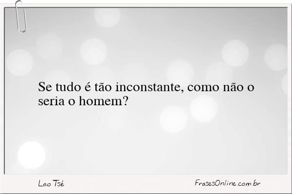 Frase de Lao Tsé