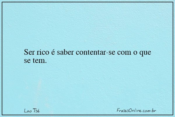 Frase de Lao Tsé