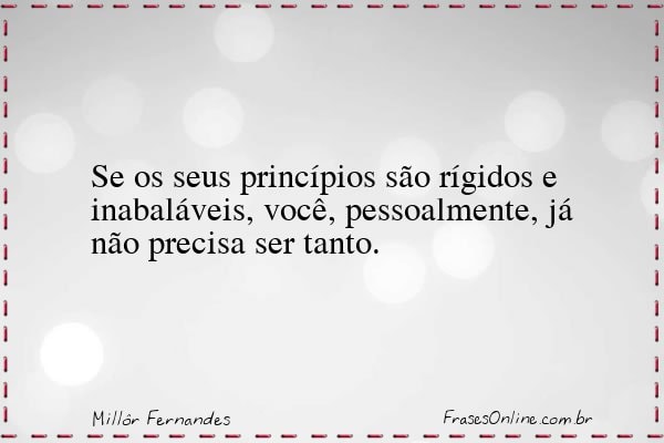 Frase de Millôr Fernandes