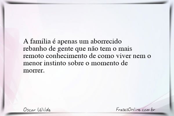 Frase de Oscar Wilde