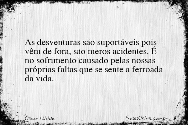 Frase de Oscar Wilde