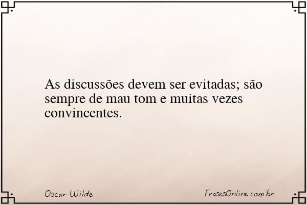 Frase de Oscar Wilde