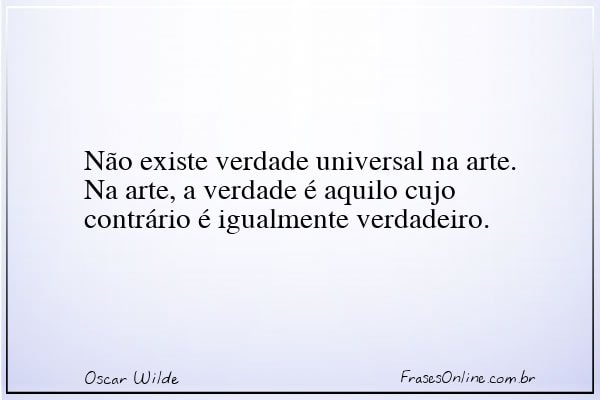 Frase de Oscar Wilde