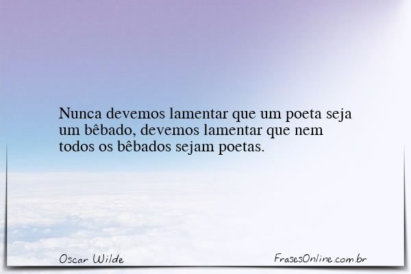 Frase de Oscar Wilde