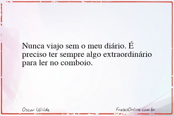 Frase de Oscar Wilde