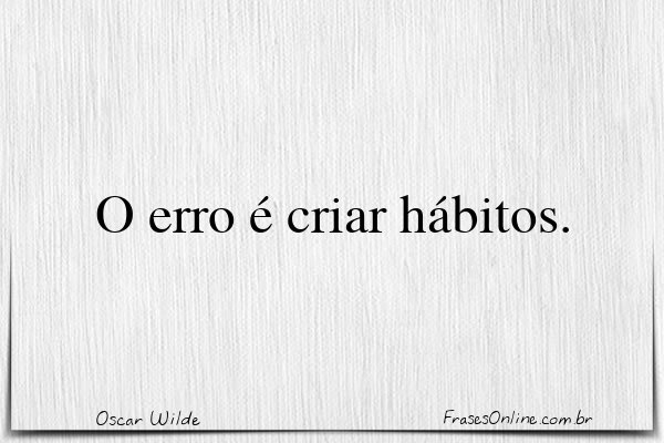 Frase de Oscar Wilde