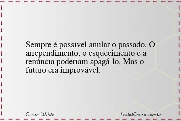 Frase de Oscar Wilde