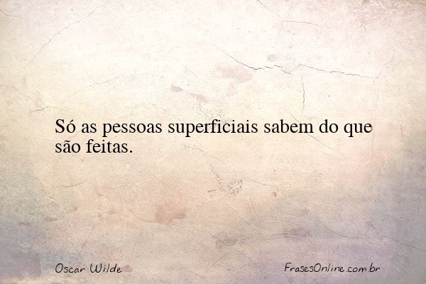 Frase de Oscar Wilde