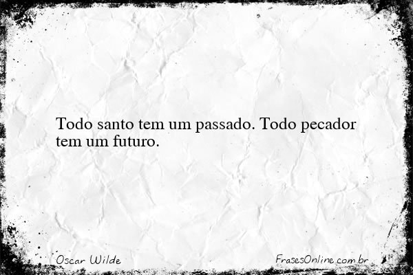 Frase de Oscar Wilde