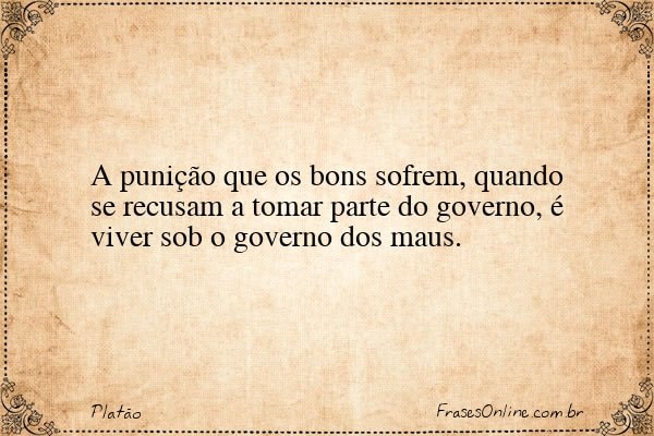 Frase de Platão