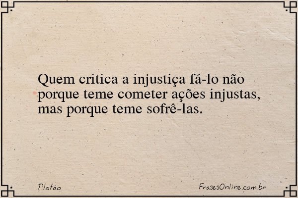 Frase de Platão