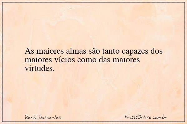 Frase de René Descartes